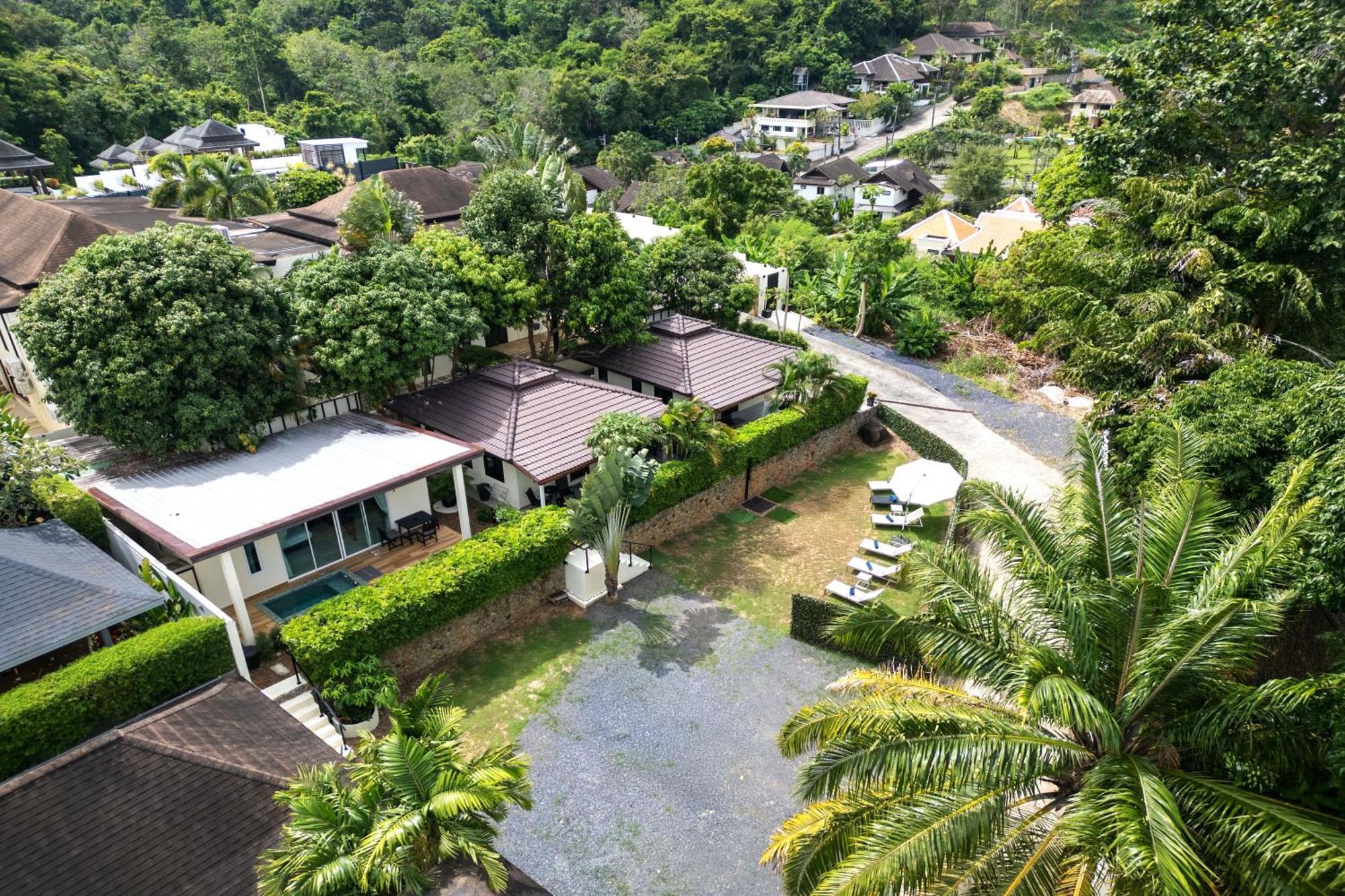 Oxavia Garden Oasis In Nai Harn - Your Private Tropical Garden With 3 Cabins And Jacuzzi Rawai Kültér fotó